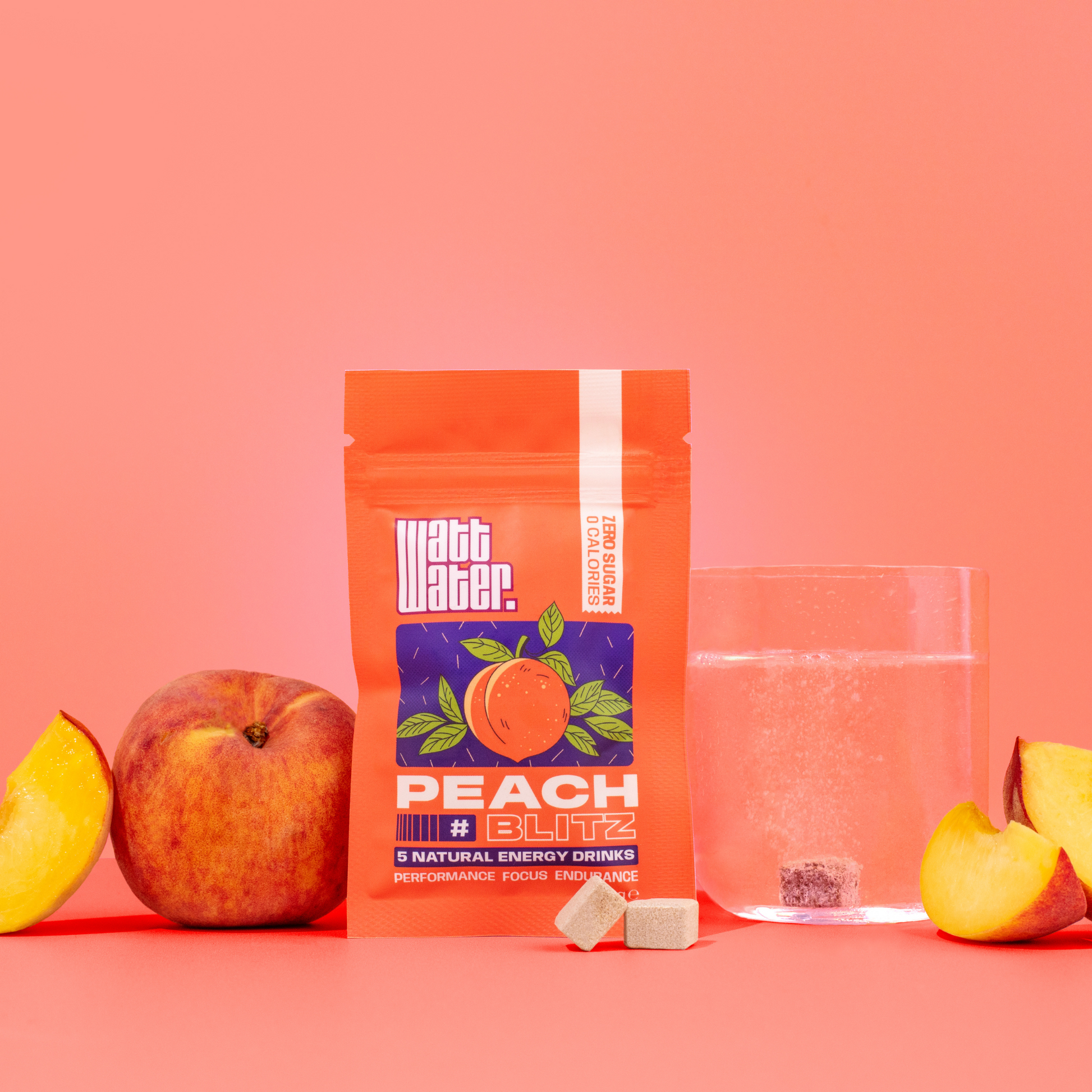 Peach Blitz - 25 Servings - Watt Water