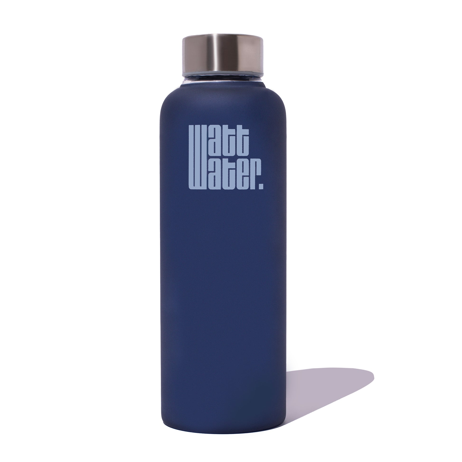 Watt Water Borosilicate Glass Bottle - Blue - Watt Water